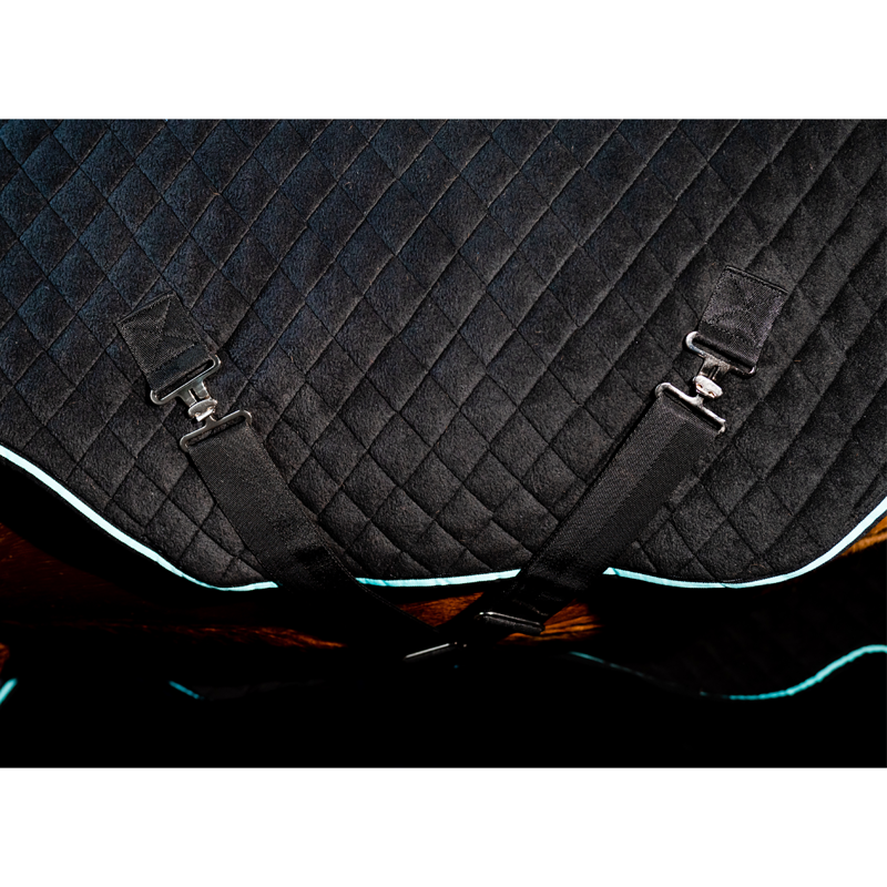 Horseware Autumn Cooler - Black/Aqua/Silver-11